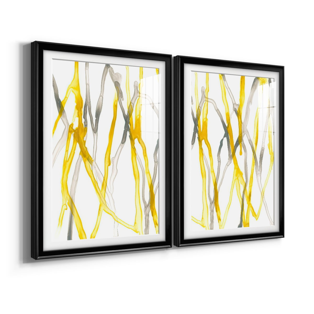 Wexford Home Runnel XIX Premium Framed Print, 18.5" x 24.5" - Ready to Hang, Black (Set of 2)