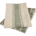 thumbnail image 4 of KAF Home Slubbed Cotton Kitchen Towels, Natural Rustic, 18” x 28”, Olive, 4-Pack, 4 of 8