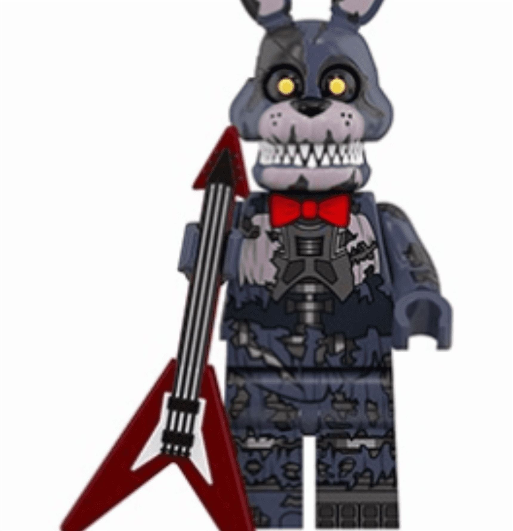Harbrot Five Nights at Freddy's Action Figures, Halloween Series Five Nights at Freddy's Toys Children's Building Toys Sets 3D Kids Puzzles Halloween Decorations, Building Blocks for Kids Ages 4-8, B