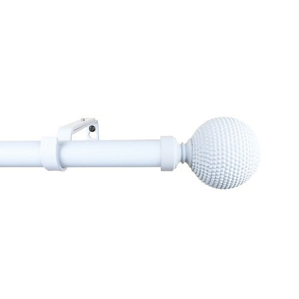Urbanest Giato Adjustable Single Drapery Curtain Rod & Hardware Set