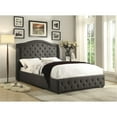 thumbnail image 2 of Lexicon Bryndle Queen Headboard with Button Tufted & Nailhead in Charcoal, 2 of 5