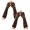 024_Coffee, variant on 2PCS Winter New Ladies Fingerless Knitted Warm Half Finger Wool Gloves