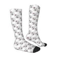 thumbnail image 3 of Balery Poodle Dog Printed Novelty Socks Men's Women's Crew Socks Sports Socks Knee High Socks Cotton Socks Quirky and Cool Socks, 3 of 9
