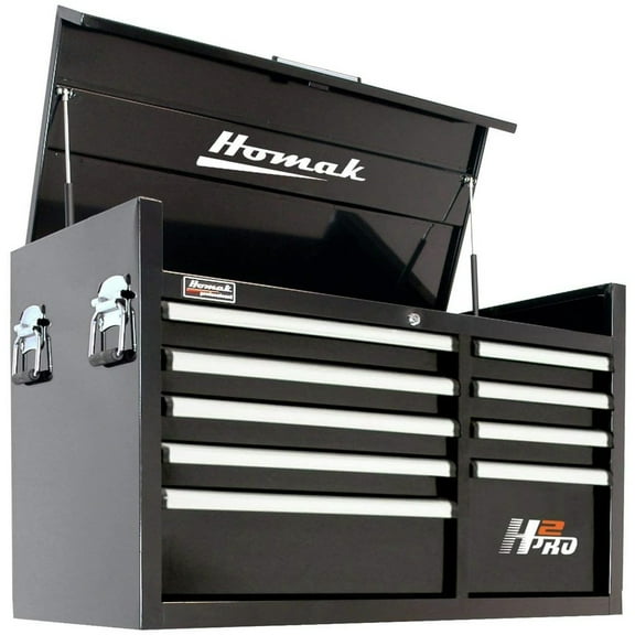 Homak 41" H2Pro Series 9 Drawer Top Chest - Black