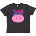 thumbnail image 3 of Inktastic Girl Hippo Youth T-Shirt, 3 of 5