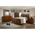 thumbnail image 5 of Sunset Trading Tremont Bedroom 5-Piece Wood King Bedroom Set in Chestnut, 5 of 5