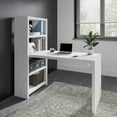 thumbnail image 6 of Bush Business Furniture Echo 56W Bookcase Desk in Pure White and Modern Gray, 6 of 6