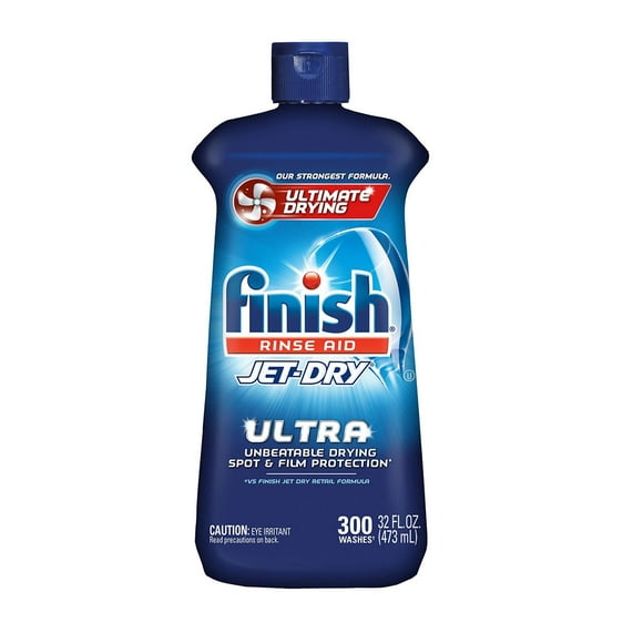 Finish Jet-Dry Agent de Rinçage Ultra pour Lave-Vaisselle et Agent de Séchage, 32 oz.