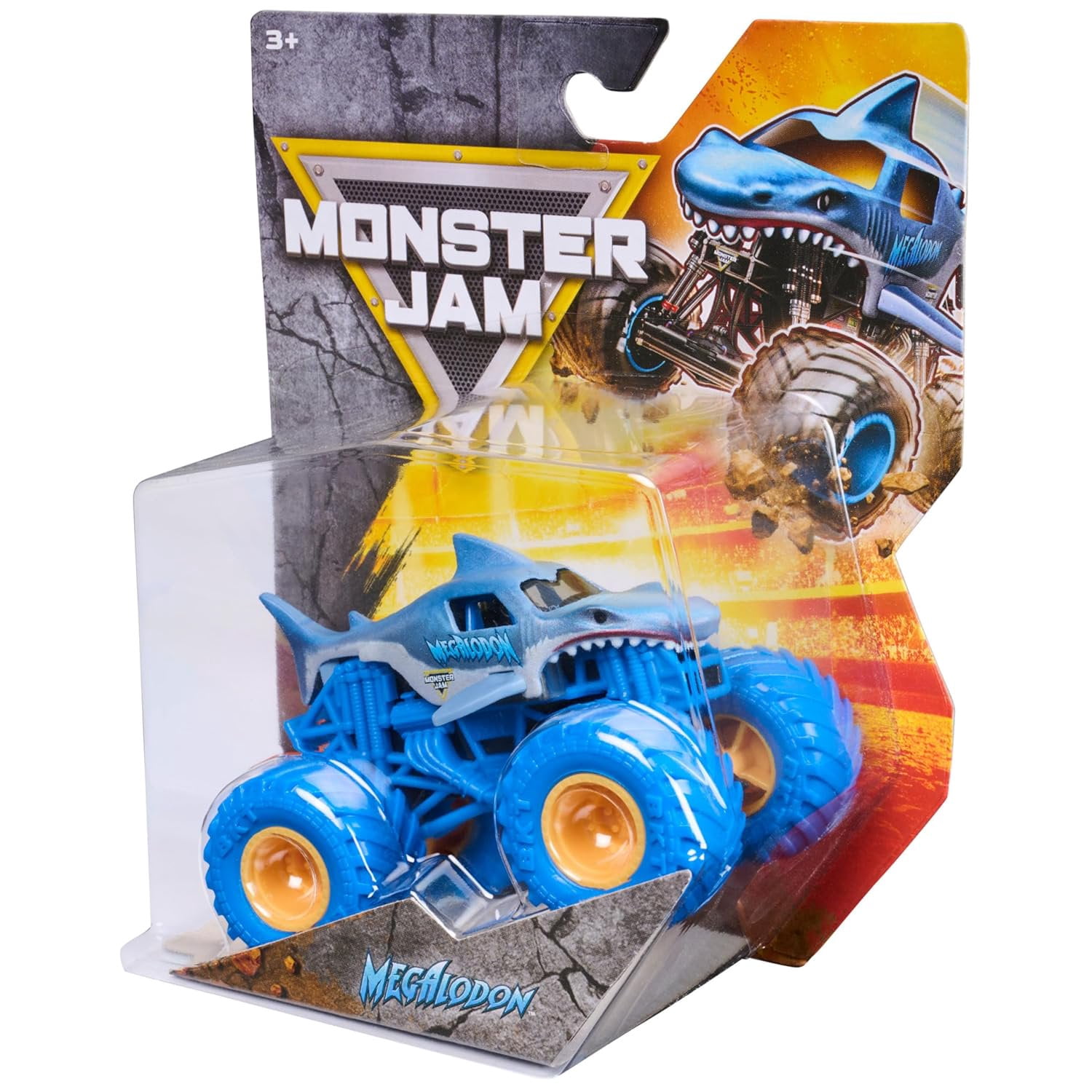 26時のマスカレイド　Blu-ray Monster Jam Series 02 Megalodon Core 1:64 Die-Cast Truck, 2026