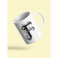 thumbnail image 3 of Fancy Black Letter F Mug Unisex's -Image by Shutterstock, 3 of 4