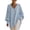 01 Blue, variant on Fewfanhot Fall Sweaters for Women Oversized Batwing Sweaters Long Sleeve Crew Neck Knit Asymmetrical Pullover Tops