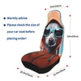 thumbnail image 4 of Sikiie Cool Dog In Hoodie Car Seat Protector 2 Pack Car Seat Cushion Mat, Car Seat Covers for SUV, Truck, Van, 4 of 7
