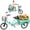 green, variant on ICEELF 20 Inch Adult Tricycle, 3-Wheel Cruiser Bike for Women, Men and Seniors, Passenger and Cargo Trike with Front Basket, Low Step-Through Bicycle for Shopping, Recreation and Outdoor Riding