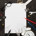 thumbnail image 3 of 25 Sheets Water Soluble Paper for Professional Art Design White Rectangular 18.5x26cm, 3 of 9