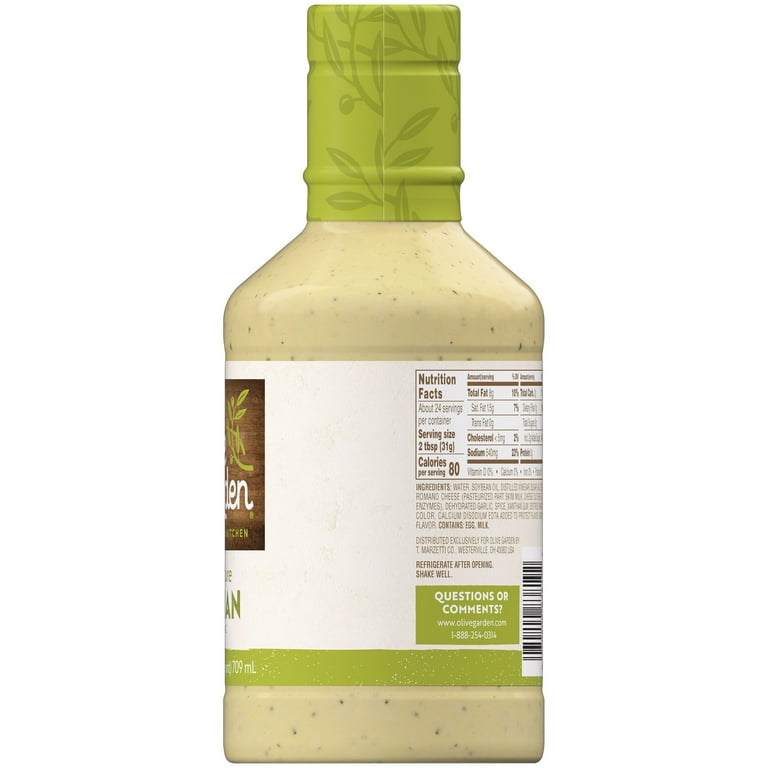 Olive Garden Signature Italian Dressing 24 fl oz Classic Italian Salad  Dressing - Walmart.com