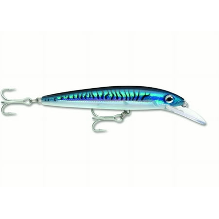 UPC: 0022677273990 | Rapala Husky Magnum 25 Fishing Lure – Silver Blue Mackerel – 25 Ft. Running Depth