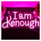 thumbnail image 1 of Letrero De Neón"I Am Kenough"para Decoración Pared, Con Luces LED Regulables, Ideal Para Dormitorio, Bar, Casa, Club, Fiesta, Hotel 41.5x20cm, 1 of 6