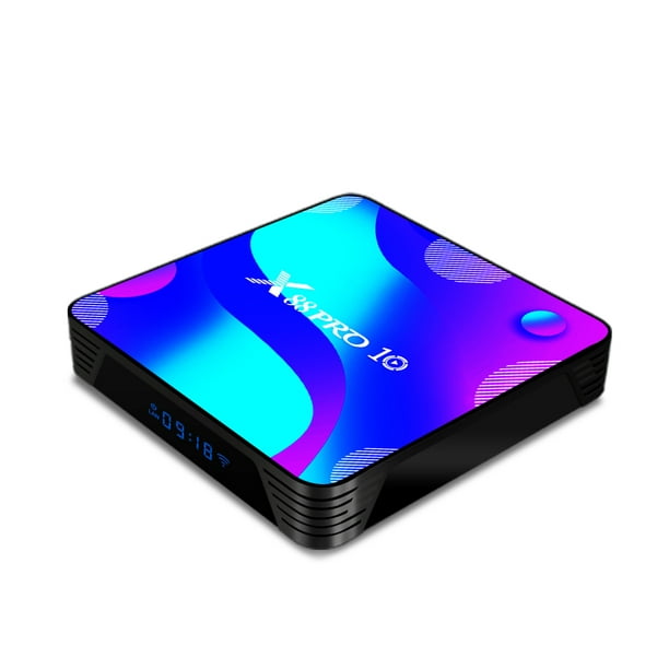X88 pro 10 rk3318 android 10.0 smart tv box 4g 128g wifi 4k h.265 Lecteur  Multimédia 4g + 32G U.s. Règlements 