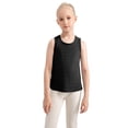 thumbnail image 5 of 4 Pack Kid Girls Athletic Tank Tops Open Back Sleeveless Dry Fit Workout Running Tennis Sports Shirts 5-12Y, 5 of 9