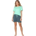 thumbnail image 4 of Merry Style MS10-177 Women's,Mint/Dark Blue, 4 of 5