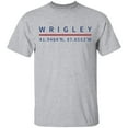 thumbnail image 2 of Wrigley Field Coordinates T-Shirt, 2 of 2