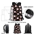 thumbnail image 4 of Jeiento Baseball 4Pcs Kids Bookbag Set for Boys School Backpack with Lunch Box and Pencil Case Water Bottle Holder Elementary School Bag for Boys Back To School Bags Daypack Satchel Black, 4 of 7