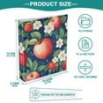 thumbnail image 3 of FORMRS 3 Ring Binder 1.5 inch with Pockets Clip Board 200 Sheets Capacity, Blue Apple Pattern, 3 of 8