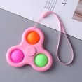 thumbnail image 4 of Triangle Push Bubble Baby Fidget Autismo Anti Stress Relajante Juguete (Rosa) Likrtyny juguetes de los niños, 4 of 9