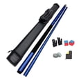 thumbnail image 4 of Colaxi 149cm Billiard Cue Pool Table Sticks Replacement 1/2 Segmented Portable with 10mm Tip Pool Cue Sticks for Home Break Room Bar blue, 4 of 8
