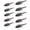 S 5pc+L 5pc, variant on 10PCS Tadpole Shaped Soft Lures with Hooks, Artificial Fish Bait Floating Action, Realistic Tadpole Fly Fishing Baits