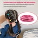 thumbnail image 3 of Guardurnaity 10 piezas de bandas para el cabello mixtas, elásticas, ajustables, decorativas, de alta elasticidad, soporte protector para coletas, Accesorio para el cabello Rosa oscuro, 3 of 5