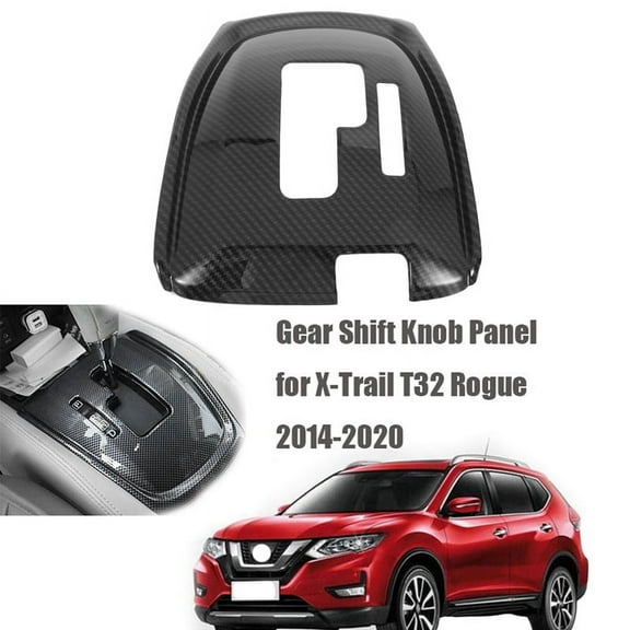 Gear Shift Knob Sticker Panel Frame Trim Cover Interior Decorative for T32 Rogue 2014-2020