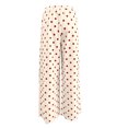 thumbnail image 5 of XINPING Women's Wide Leg Baggy Sweatpants Polka Dot Y2K Casual Trousers Elastic Waist,Drawstring,Loose Pants,Trendy Y2K Pants, 5 of 5