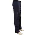 thumbnail image 2 of Men‘s Cargo Pants Pure Color Slim Fit Zipper Elastic Pocket Breathable Trousers, 2 of 9