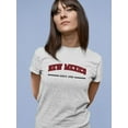 thumbnail image 2 of Retro College Style New Mexico T-Shirt Women -Image by Shutterstock, Female Large, 2 of 4