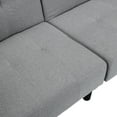 thumbnail image 4 of Folding Bed With Stereo In Gray. Multifunctional For All Occasions. Linen Comfortable Lounging. Wireless Music Listening. User- And Design. Ergonomic & Dependable. Material. 300lbs Weight Limit., 4 of 5