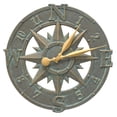 thumbnail image 1 of Rose de Boussole de 16 Po Clock - Vert-de-Gris en Bronze, 1 of 1