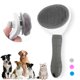 thumbnail image 2 of Peine para Quitar el Pelo de Mascotas con Autolimpieza, Cepillo para Gatos, Peine para Quitar el Pelo de Mascotas, Cepillo de Aseo, Peine Gris, 2 of 6