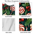 thumbnail image 4 of luoweisi Men's Beach Shorts Quick Dry Swim Trunks with Mesh Lining Christmas Candy M, 4 of 5