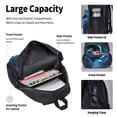 thumbnail image 4 of Balery Celestial Ram Night Sky Mochila Escolar 3 en 1 para Niños - Mochila Resistente con Lonchera Térmica y Estuche - Mochila Escolar para Niños y Niñas, 4 of 7