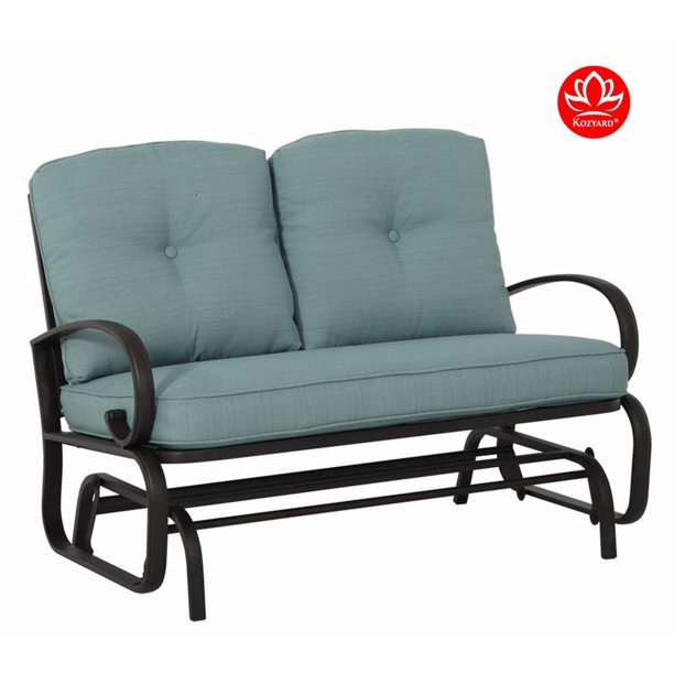 Kozyard Cozy Two Rocking Love Seats Glider Swing Bench/Rocker For Patio