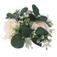 thumbnail image 2 of Anillo de vela, portavelas pequeño de 9,8 pulgadas, decoración de regalos, coronas artificiales, corona de granja verde para bodas, fiestas de champán, 2 of 9