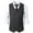 Gray, variant on IROINNID Men's Suit Vest Blouse Business Formal Dress Waistcoat Vest with 2 Pockets Slim for Suit or Tuxedo
