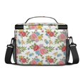 thumbnail image 3 of Lunch Box Pioneer Flower Floral Print Pattern Insulated Lunch Bag for Women Men,Medium Leakproof Lunchbox Cooler Bag Adjustable Strap,10 X 6.7 X 8 Inches, 3 of 6