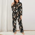 thumbnail image 2 of Sikiie Lilies Flowers Women's Long-Sleeve Shirt and Full-Length Bottom Pajama Set (s-xxl)-XX-Large, 2 of 7
