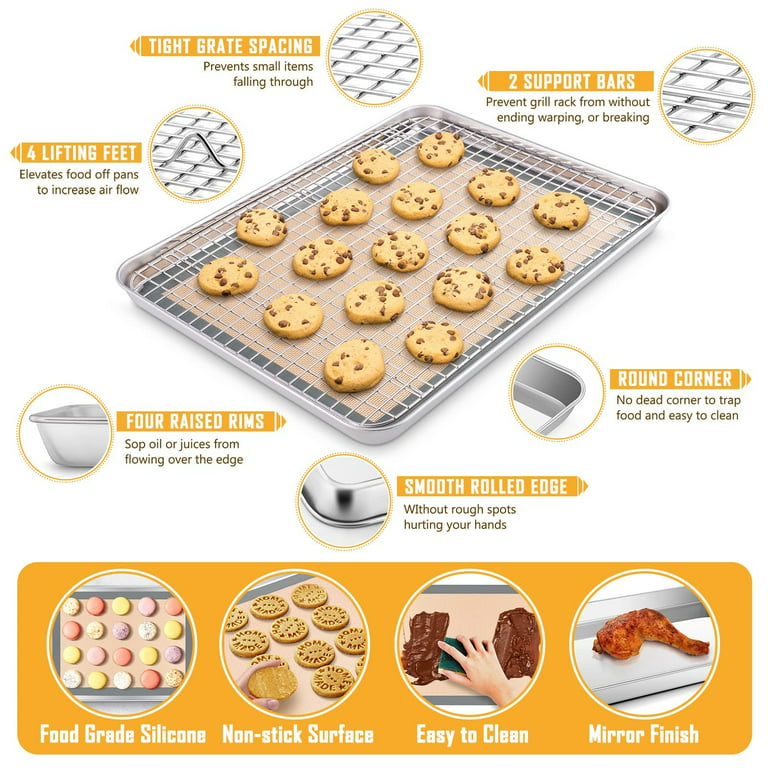 Cookie Sheet & Rack - For Small Hands