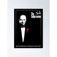 thumbnail image 3 of Póster de Los Soprano (mashup de El Padrino) enmarcado y sin marco, 3 of 3