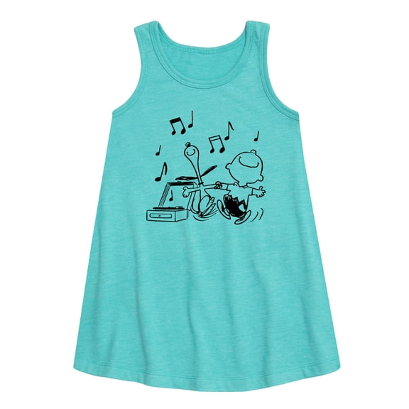 Peanuts - Snoopy Dancing - Toddler & Youth Girls A-line Dress