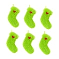 thumbnail image 3 of balikha 6 Pieces Christmas Stockings Decorative Holiday Stockings Christmas Decorations Socks Party Accessories for Festivals Bedroom, 3 of 9