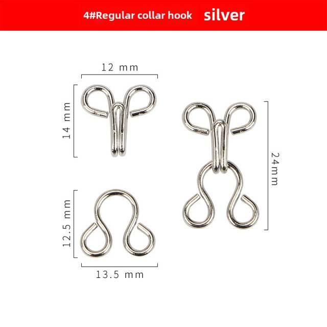 Especializada en la producción de ganchos para cuello de resorte de cobre 0#1#2#3#, hebillas de piel Fengji, hebillas ocultas para ropa interior, hebillas invisibles